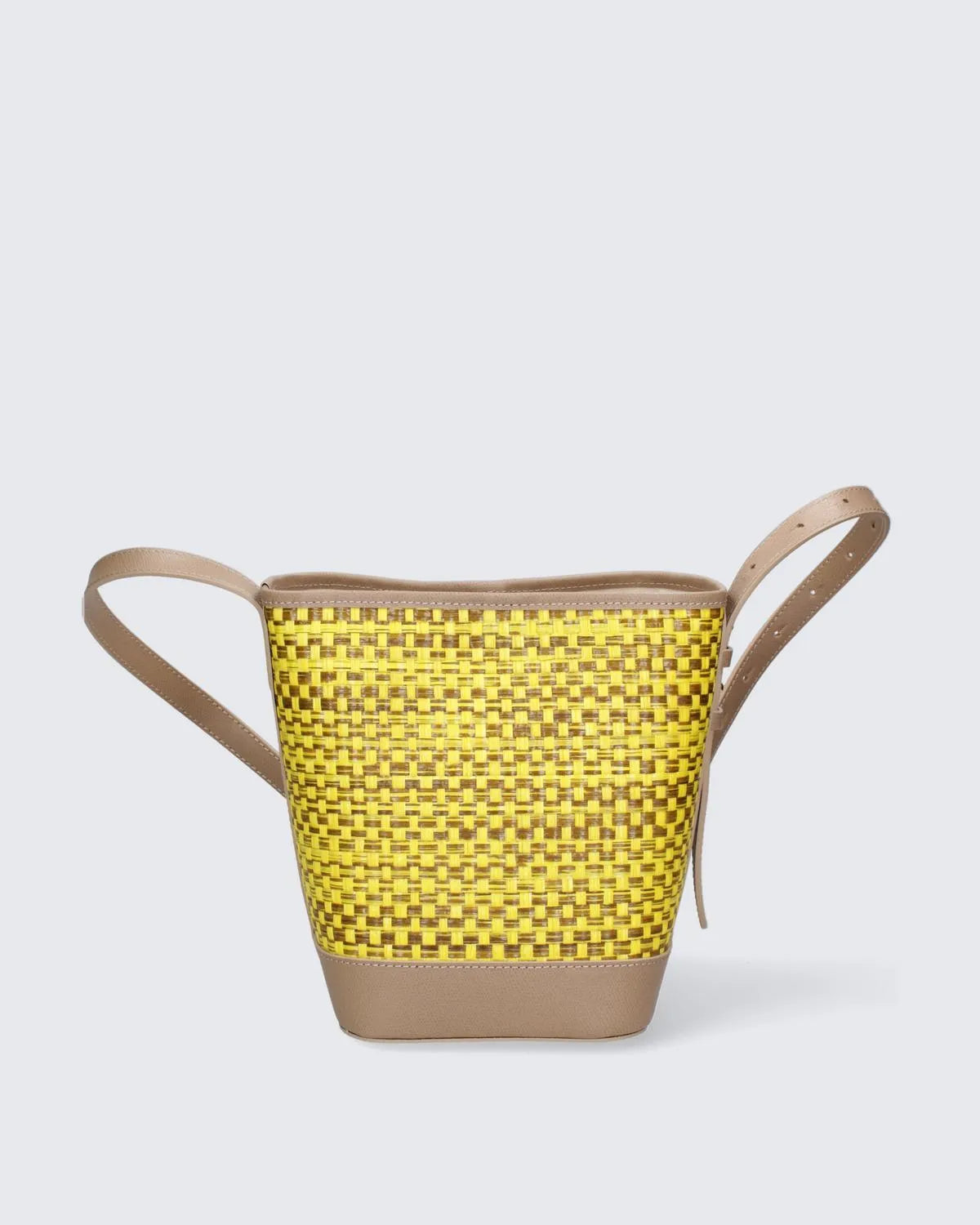 BASKET BAG IN YELLOW-Basket Bags-MY BEST BAG- Pointure.AE