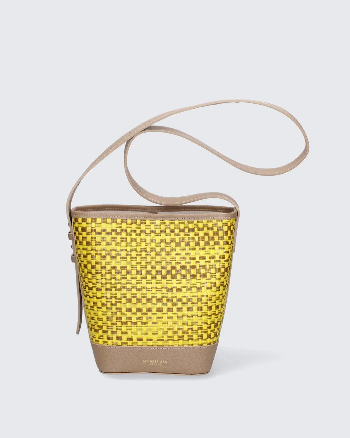 BASKET BAG IN YELLOW-Basket Bags-MY BEST BAG- Pointure.AE