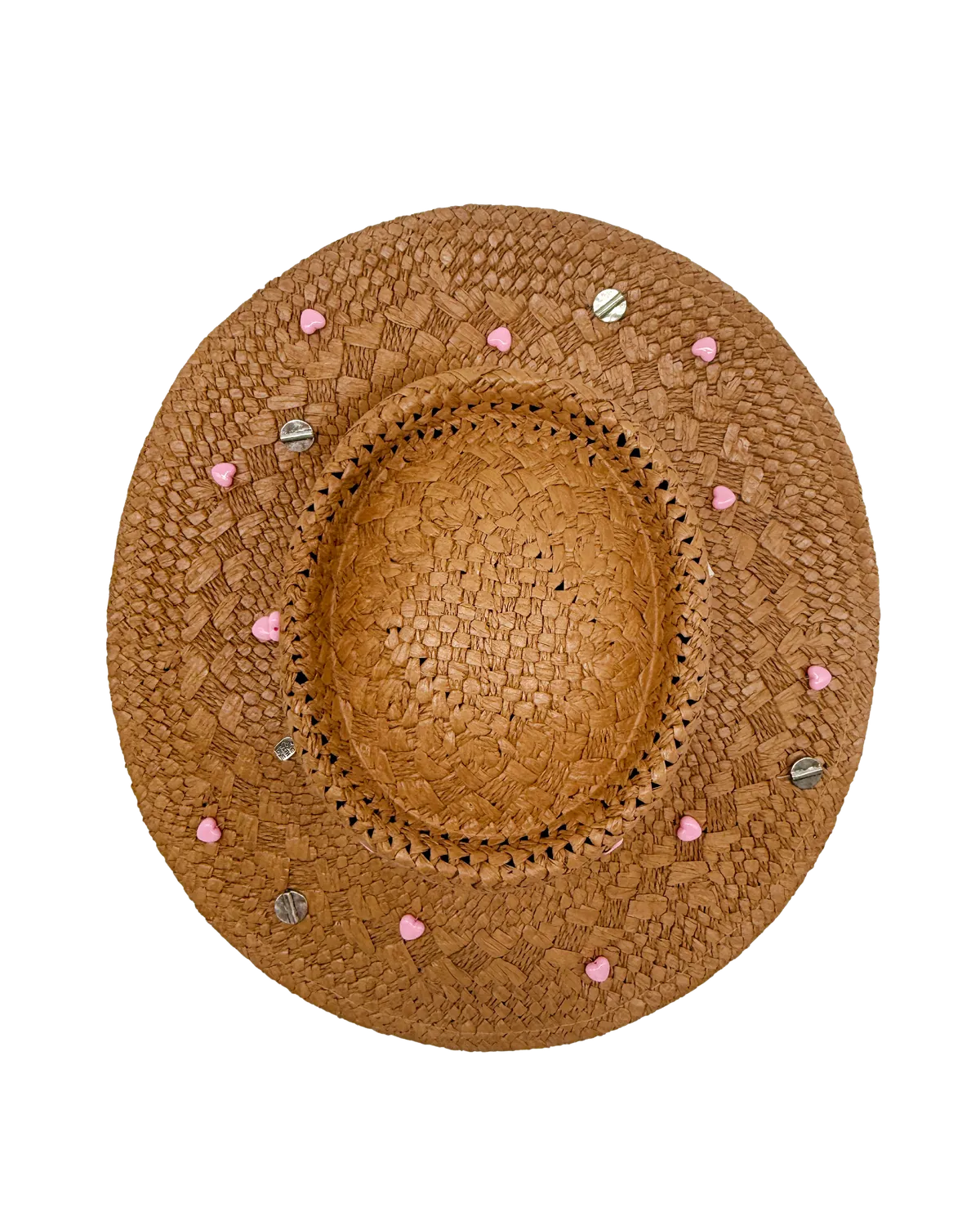 BEADED HANDMADE STRAW HAT-Hats-STAY IN STYLE- Pointure.AE