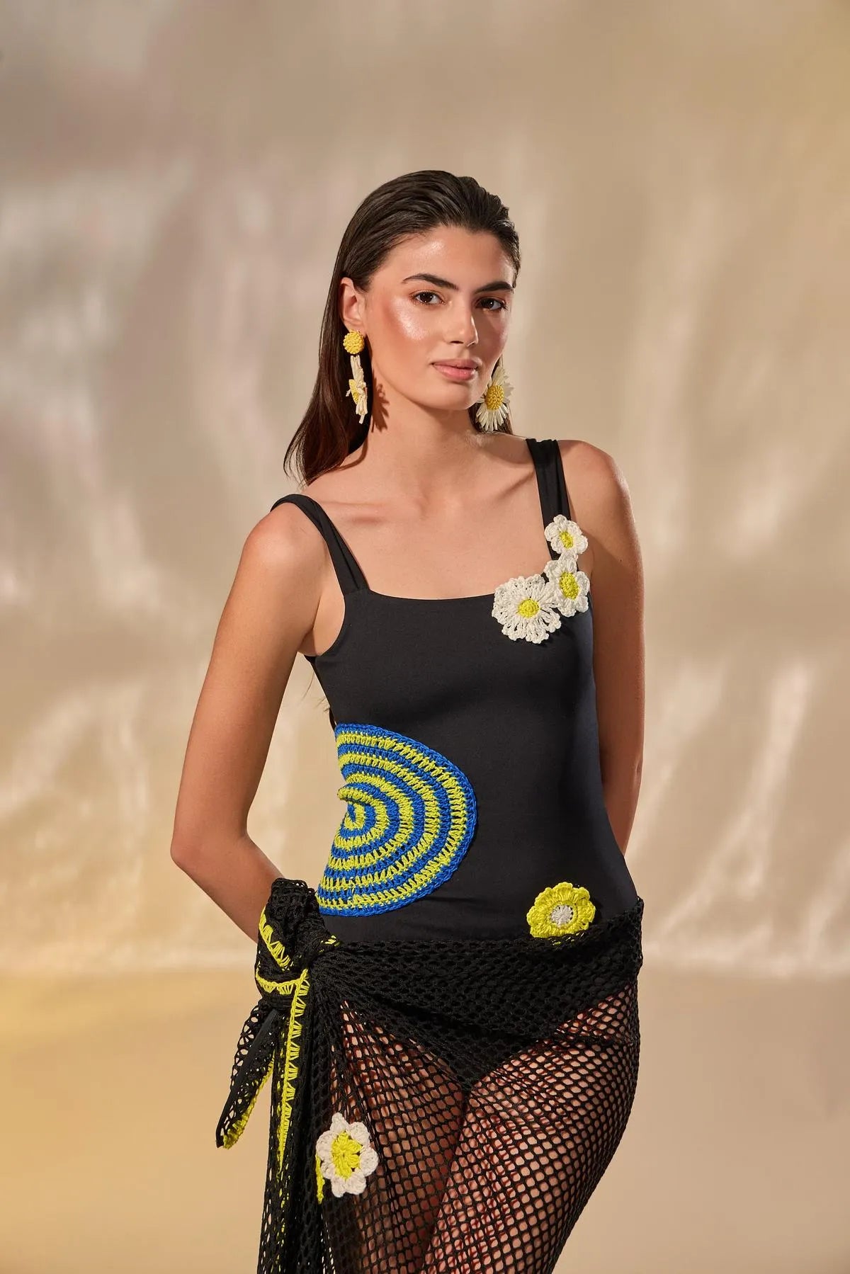 BLOOM”SWIMSUIT-One Piece Swimsuit-STEFFY- Pointure.AE