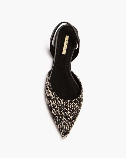 BRAIDED FLAT SLINGBACK-Flats-CORINA- Pointure.AE