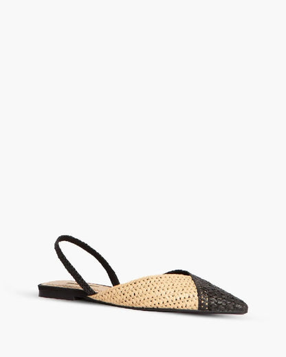 BRAIDED FLAT SLINGBACK-Flats-CORINA- Pointure.AE