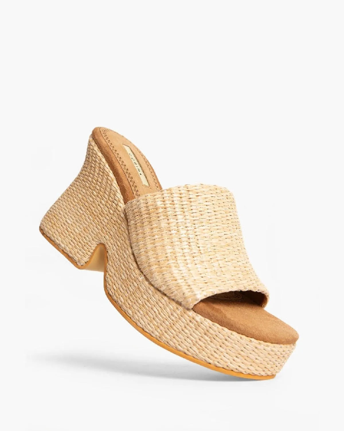 BRAIDED SANDAL IN BEIGE-Sandals-CORINA- Pointure.AE