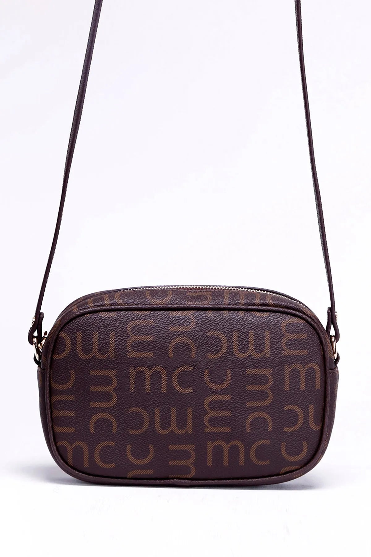 BROWN MESSENGER BAG-Cross-Body Bags-MARIE CLAIRE- Pointure.AE