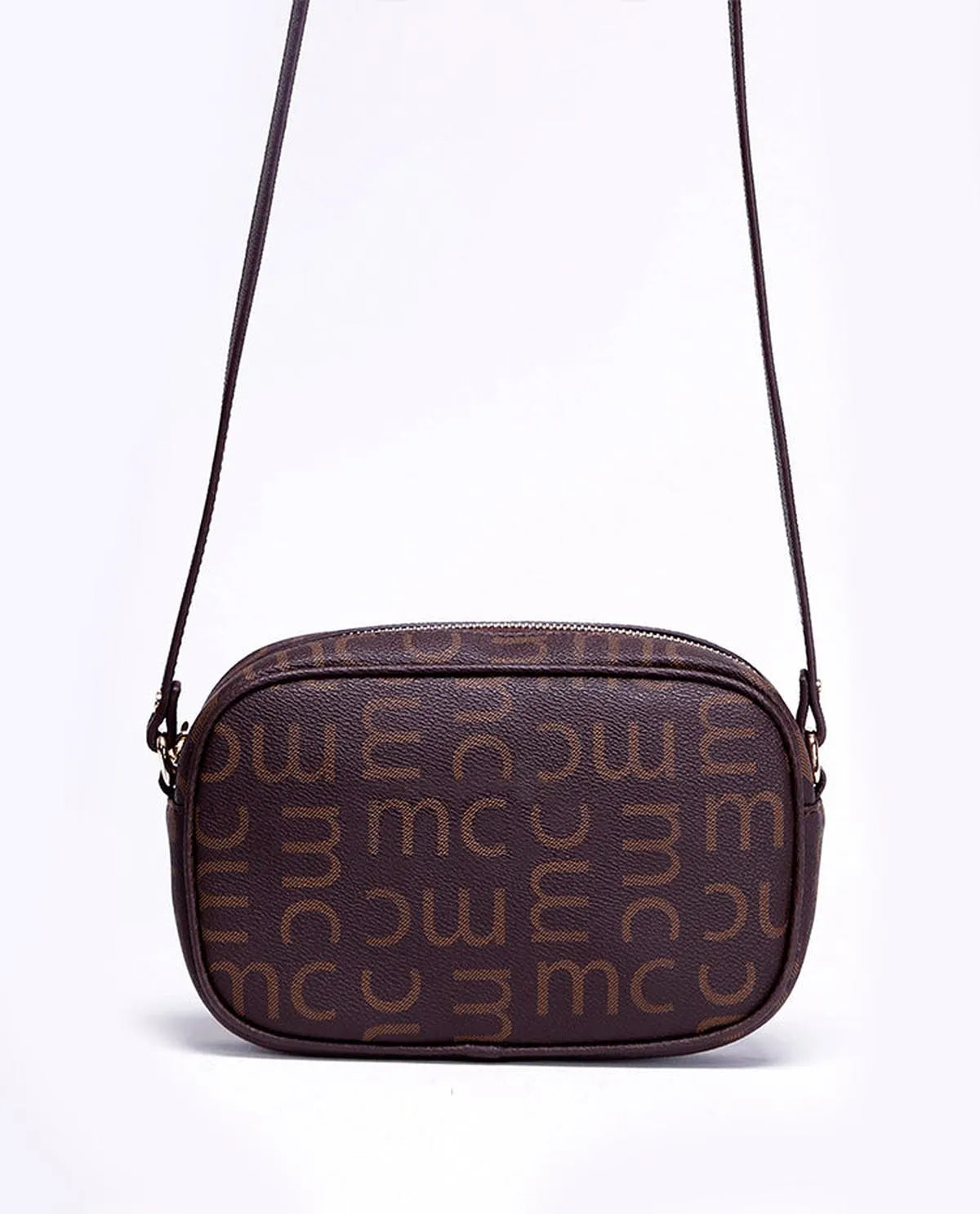 BROWN MESSENGER BAG-Cross-Body Bags-MARIE CLAIRE- Pointure.AE