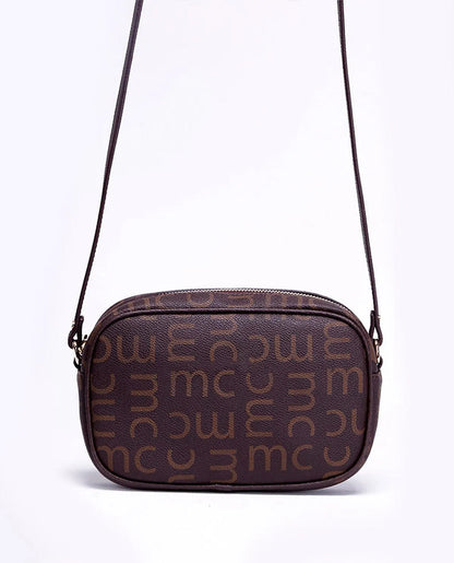 BROWN MESSENGER BAG-Cross-Body Bags-MARIE CLAIRE- Pointure.AE