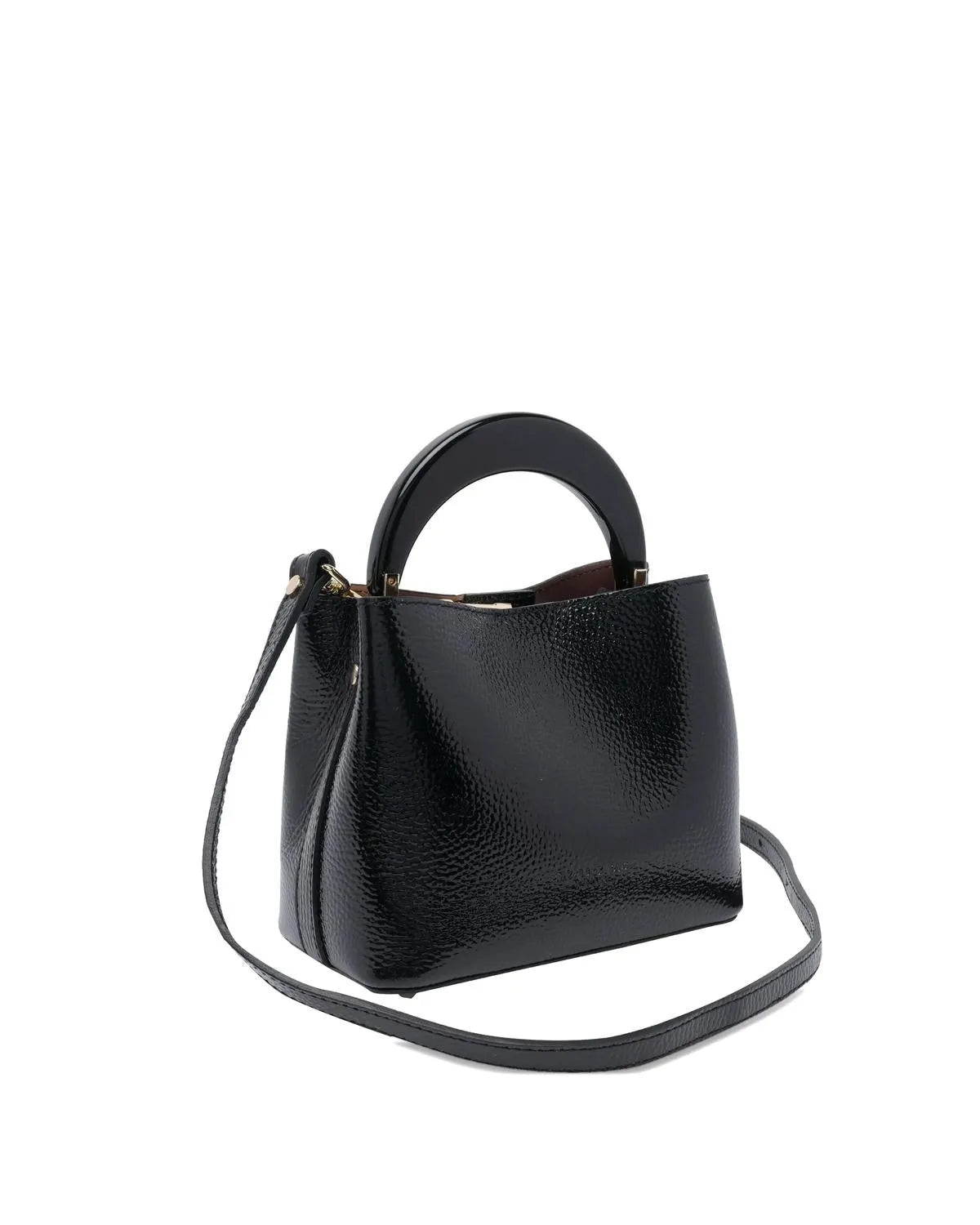 BUCKET BAG IN BLACK-Top Handle Bags-MY BEST BAG- Pointure.AE