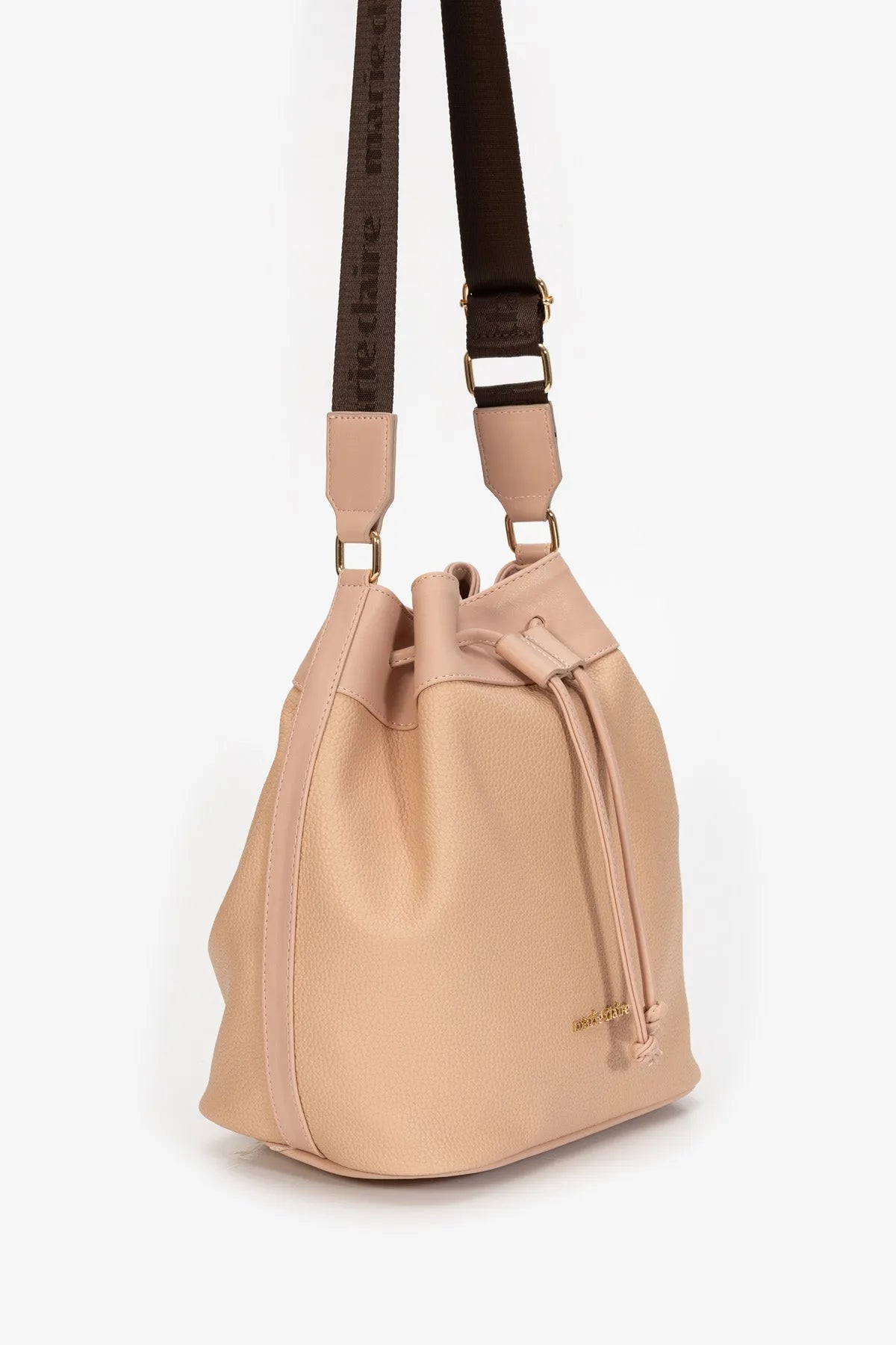 BUCKET BAG IN POWDER-Bucket Bags-MARIE CLAIRE- Pointure.AE