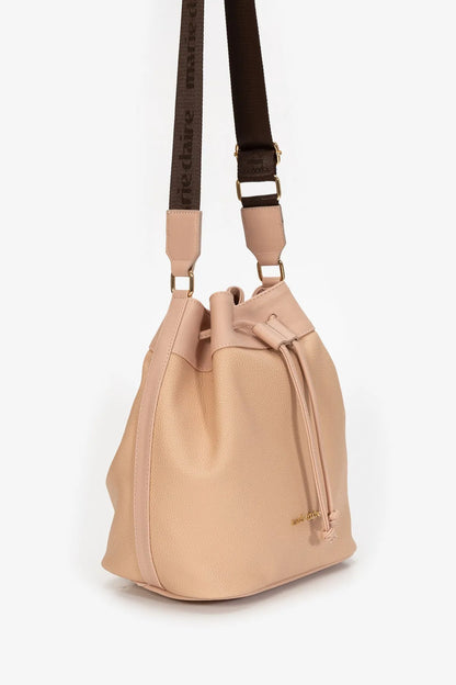 BUCKET BAG IN POWDER-Bucket Bags-MARIE CLAIRE- Pointure.AE