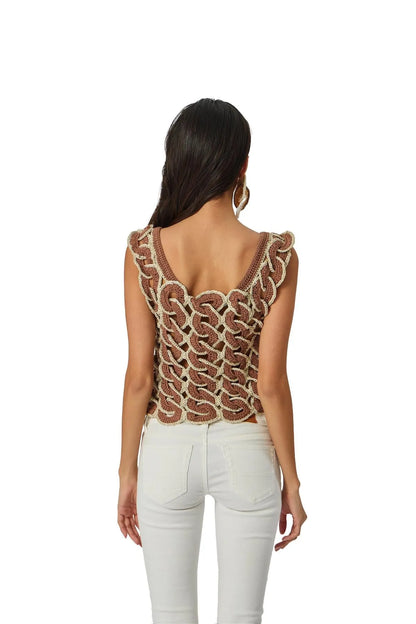 CHAINS TOP-Tops-STEFFY- Pointure.AE