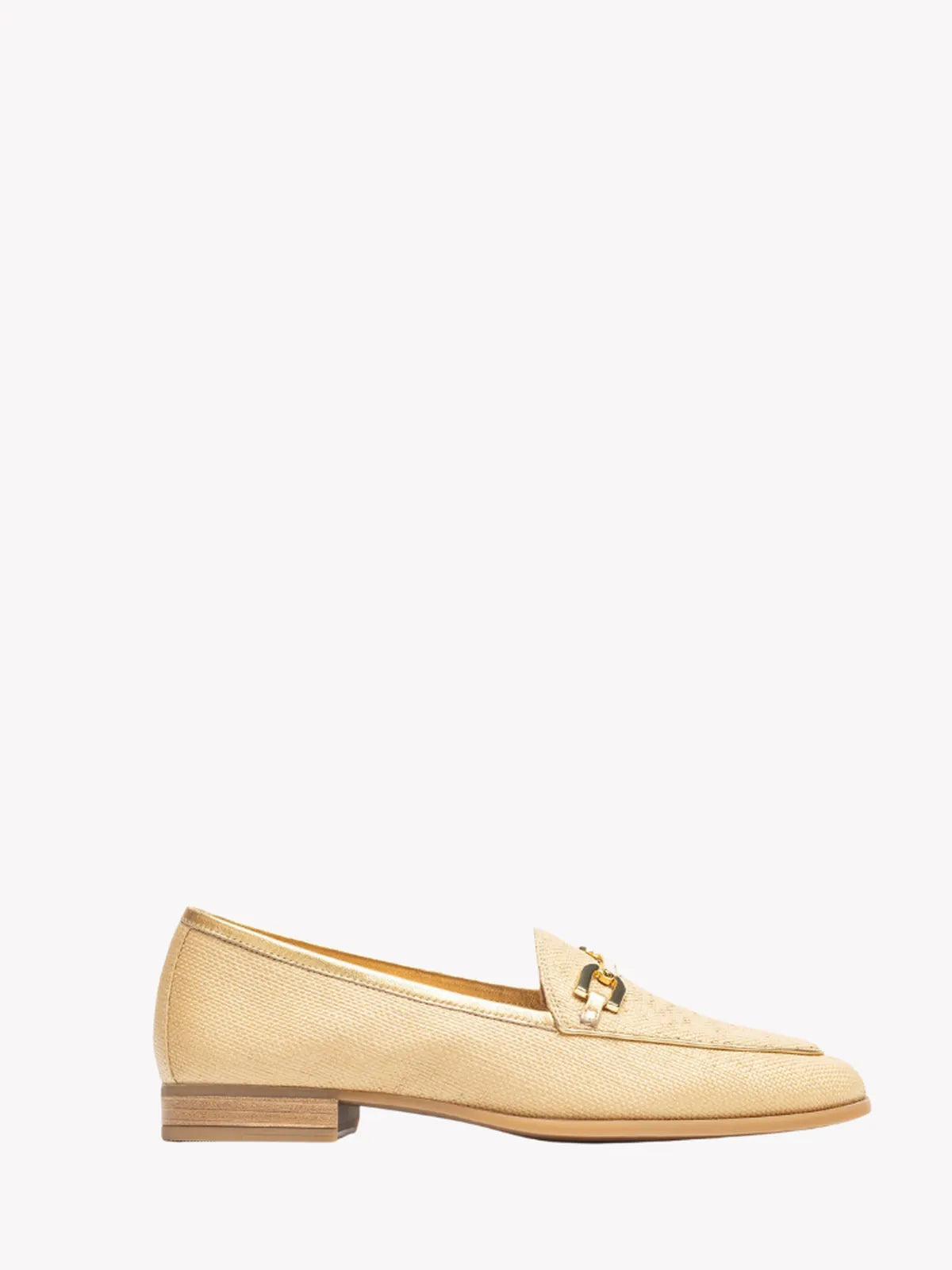 CLASSIC LOAFER IN RAFFIA-Loafers-UNISA- Pointure.AE