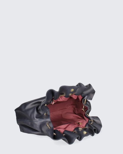 CLUTCH BAG IN NAVY BLUE-Clutches-MY BEST BAG- Pointure.AE