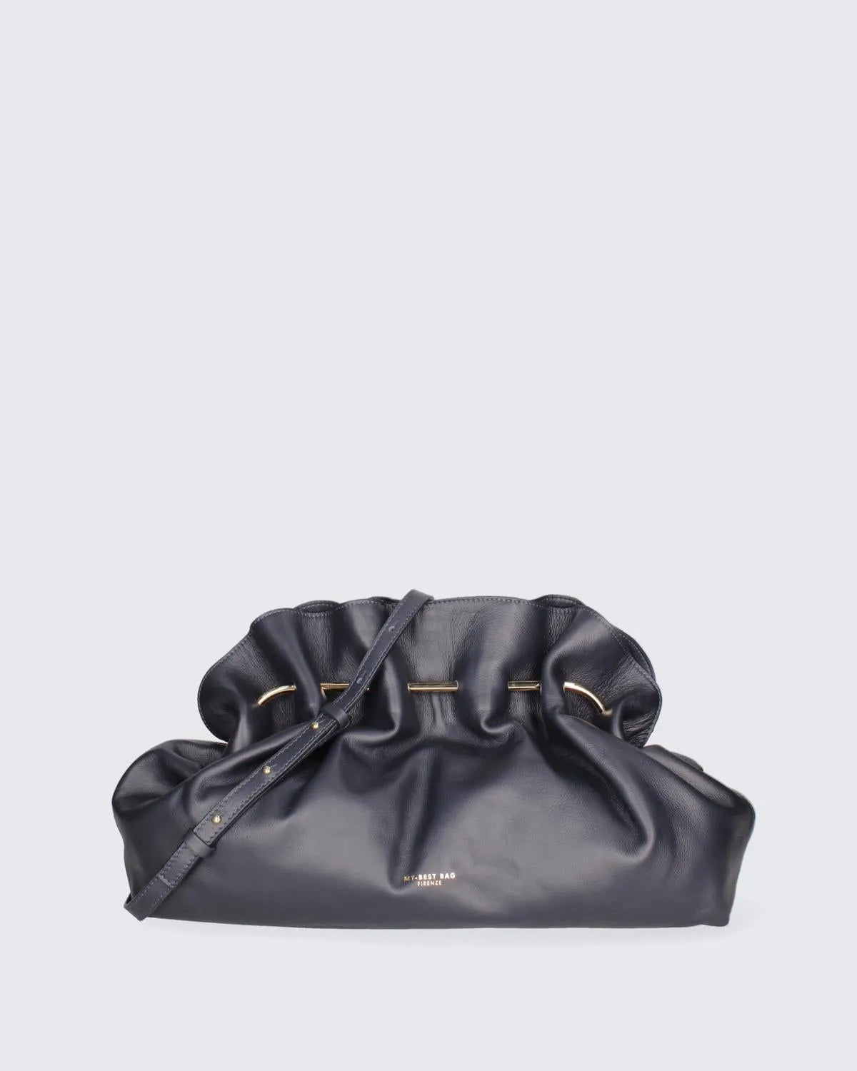 CLUTCH BAG IN NAVY BLUE-Clutches-MY BEST BAG- Pointure.AE