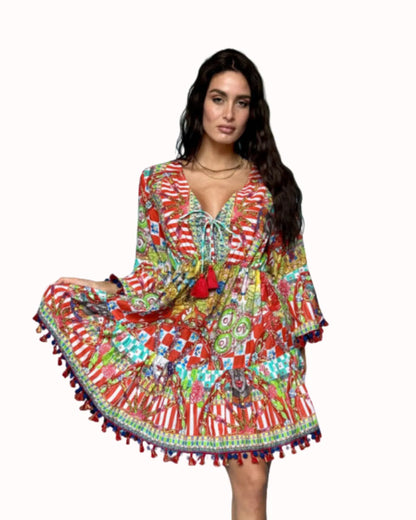 COLORFUL SUMMER DRESS