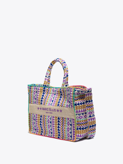 COLORFUL TOTE BAG-Tote Bags-MARC ELLIS- Pointure.AE