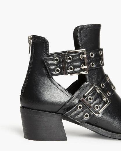 COUNTRY STYLE BOOT IN BLACK-Texas boots-CORINA- Pointure.AE