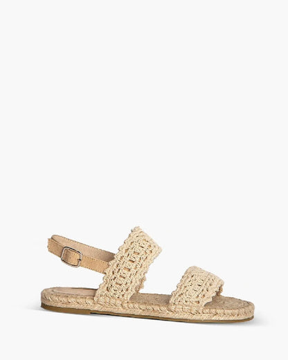 CROCHET FLAT SANDALS-Flats-CORINA- Pointure.AE