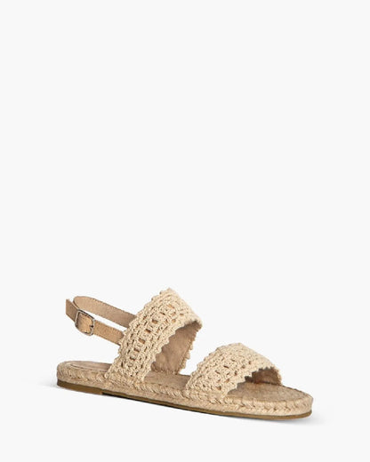CROCHET FLAT SANDALS-Flats-CORINA- Pointure.AE