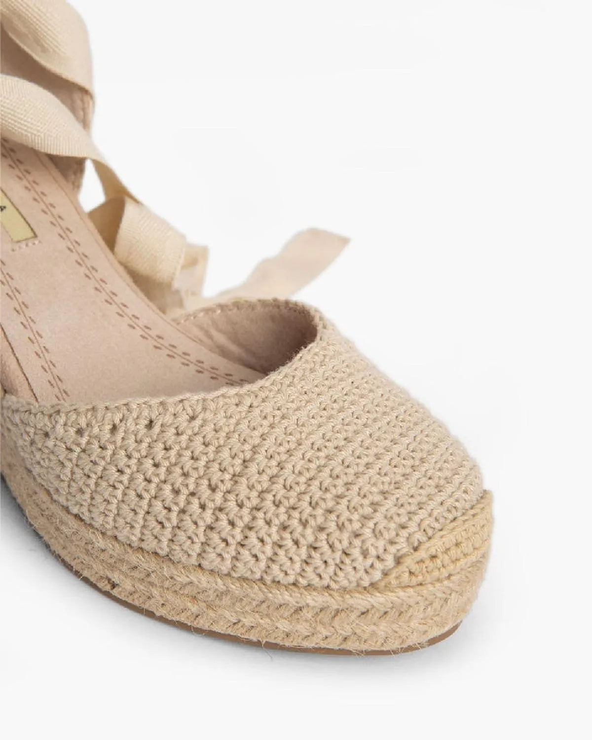 CROCHET PLARFORM ESPADRILLES-Espadrilles-CORINA- Pointure.AE