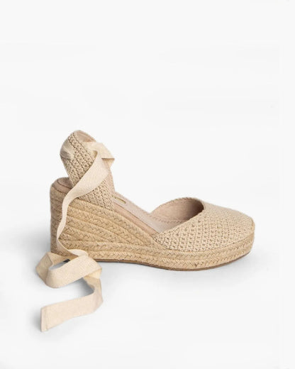 CROCHET PLARFORM ESPADRILLES-Espadrilles-CORINA- Pointure.AE
