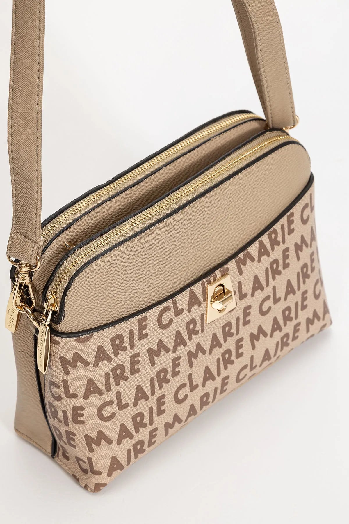 CROSSBODY BAG IN BEIGE-Cross-Body Bags-MARIE CLAIRE- Pointure.AE