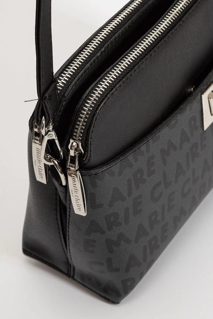 CROSSBODY BAG IN BLACK-Cross-Body Bags-MARIE CLAIRE- Pointure.AE