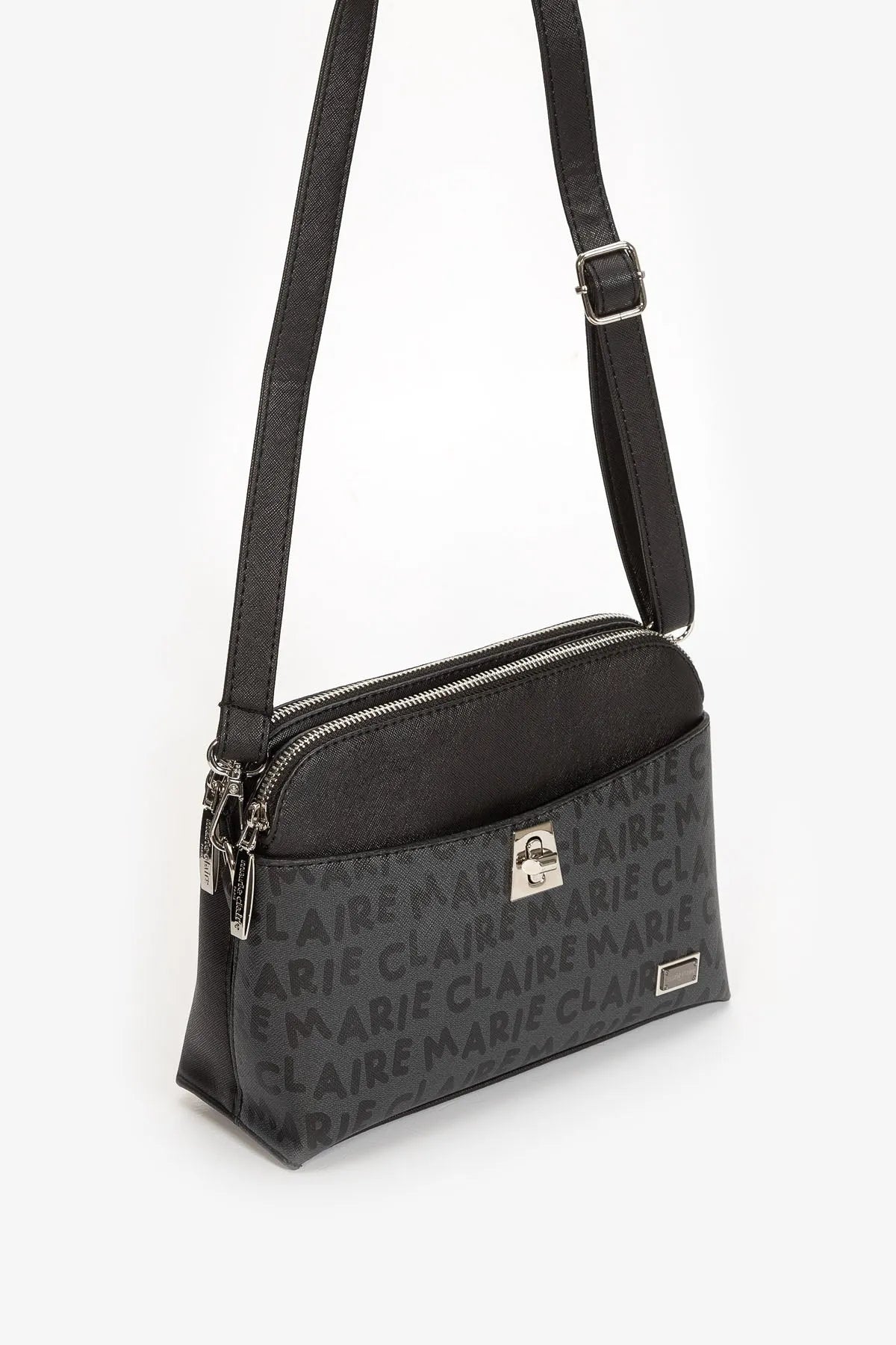 CROSSBODY BAG IN BLACK-Cross-Body Bags-MARIE CLAIRE- Pointure.AE