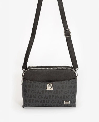 CROSSBODY BAG IN BLACK-Cross-Body Bags-MARIE CLAIRE- Pointure.AE