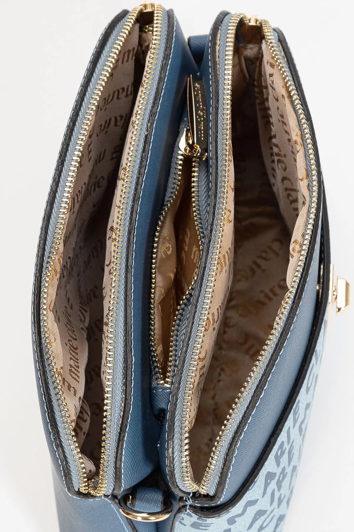 CROSSBODY BAG IN DENIM-Cross-Body Bags-MARIE CLAIRE- Pointure.AE