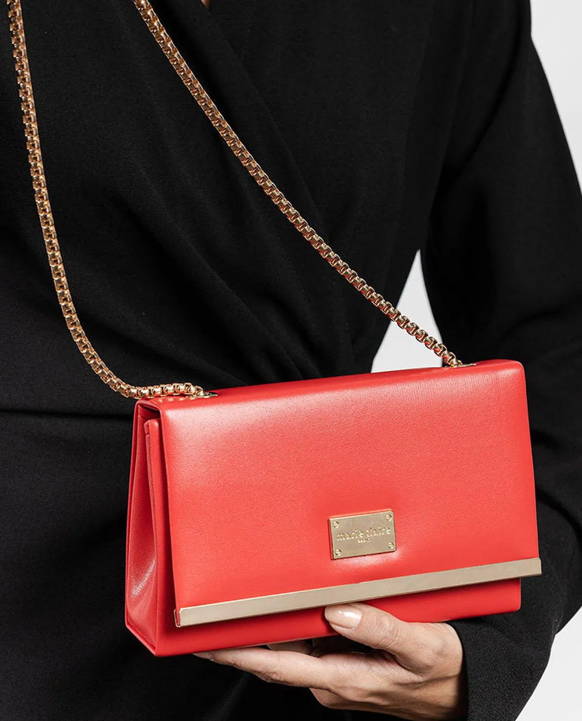 CROSSBODY BAG IN RED-Cross-Body Bags-MARIE CLAIRE- Pointure.AE