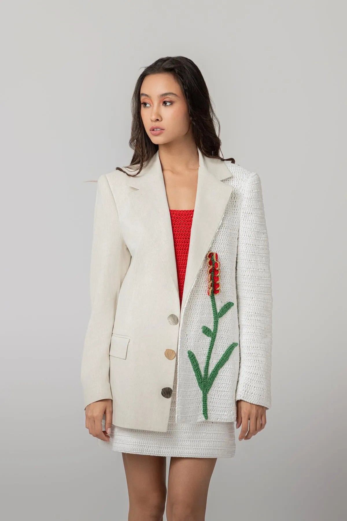 “DESTINATION” OVERSIZED BLAZER-Blazers-STEFFY- Pointure.AE