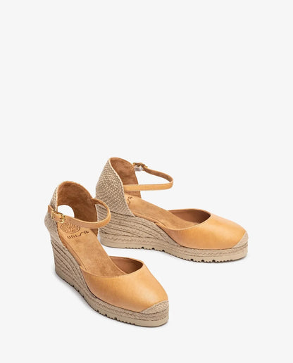 D’ORSAY ESPADRILLE IN LEATHER-Espadrilles-UNISA- Pointure.AE