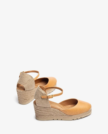 D’ORSAY ESPADRILLE IN LEATHER-Espadrilles-UNISA- Pointure.AE