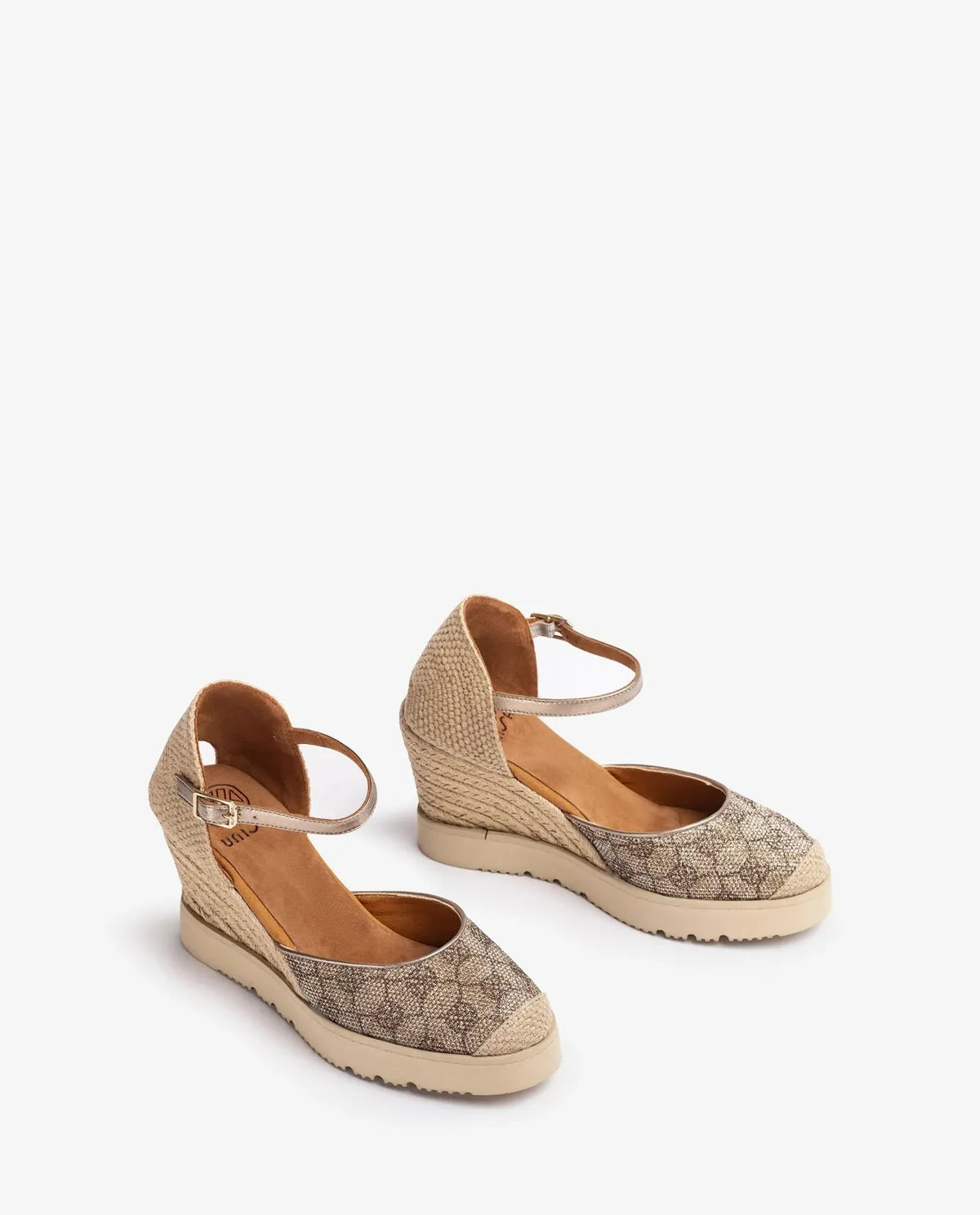 D’ORSAY ESPADRILLE IN MONOGRAM BRONZE-Espadrilles-UNISA- Pointure.AE