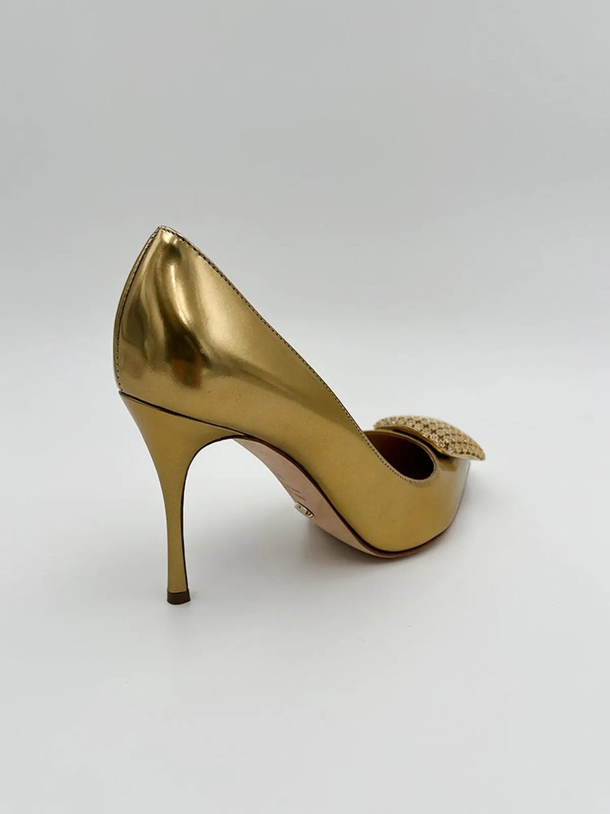 EMBELESHED POINTED TOE PUMPS-Pumps-SERGIO ROSSI- Pointure.AE
