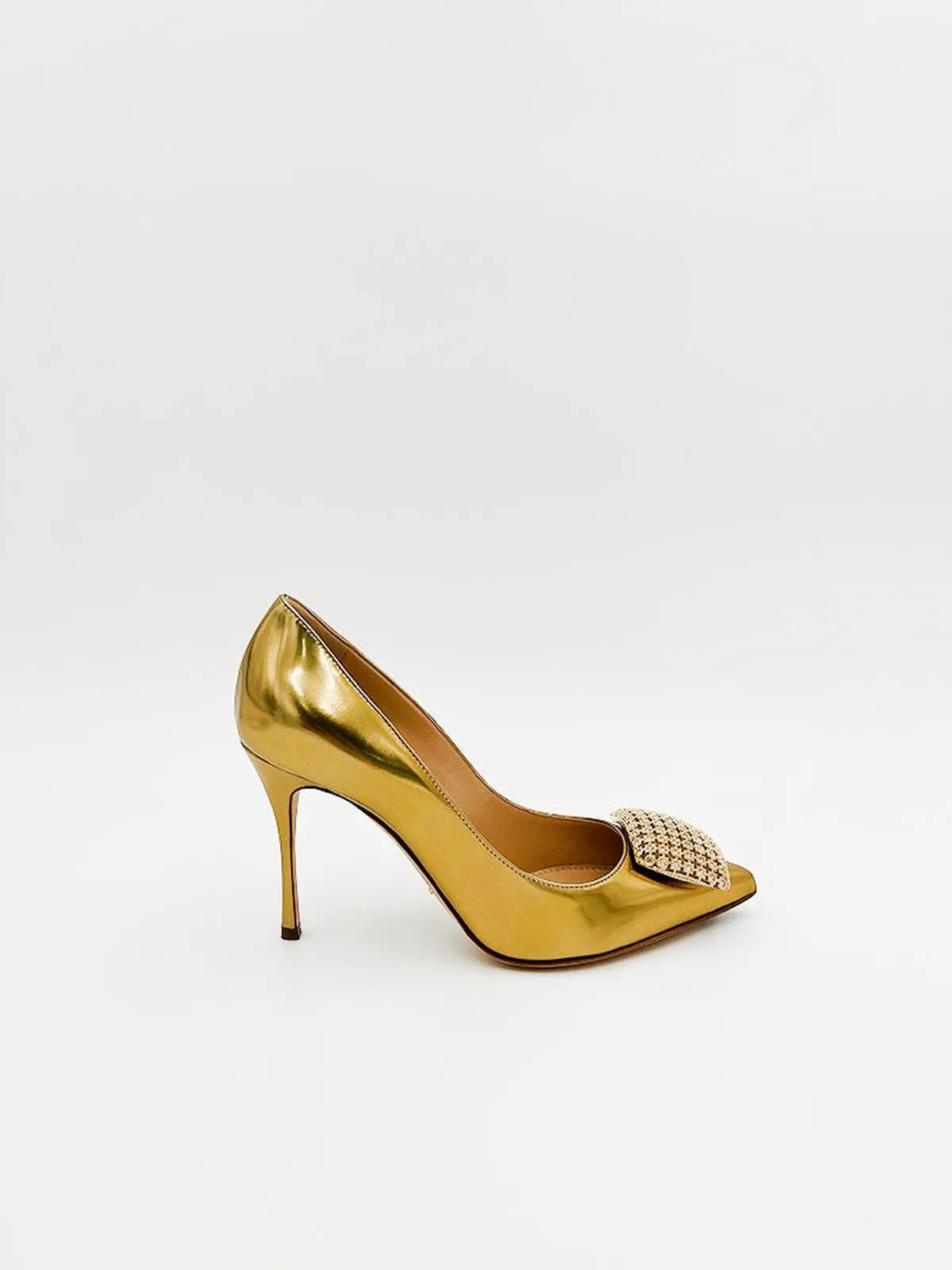 EMBELESHED POINTED TOE PUMPS-Pumps-SERGIO ROSSI- Pointure.AE