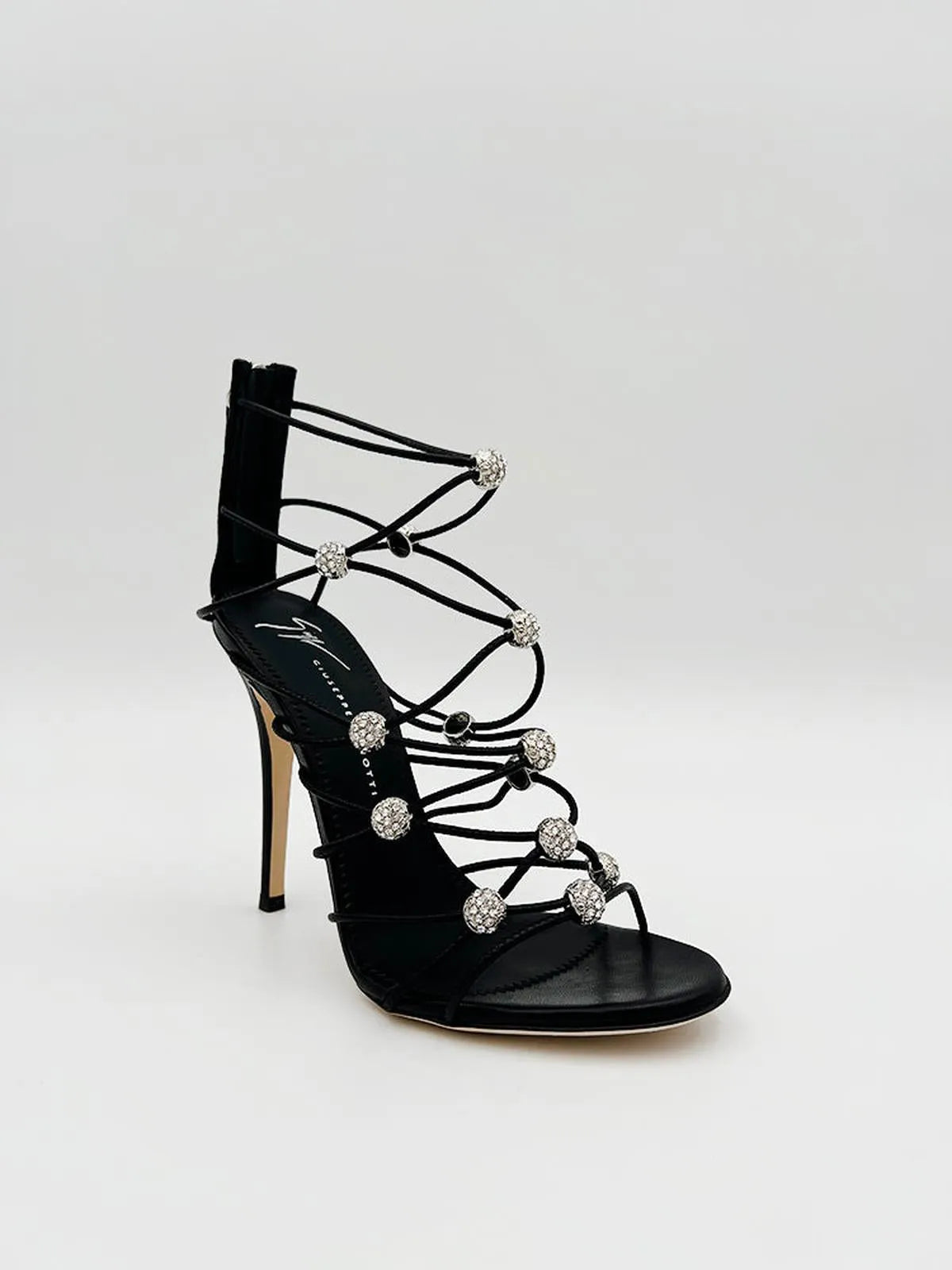 EMBELLISHED STRAPPY SANDAL-Sandals-GIUSEPPE ZANOTTI- Pointure.AE