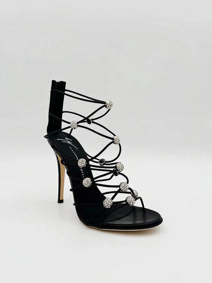 EMBELLISHED STRAPPY SANDAL-Sandals-GIUSEPPE ZANOTTI- Pointure.AE