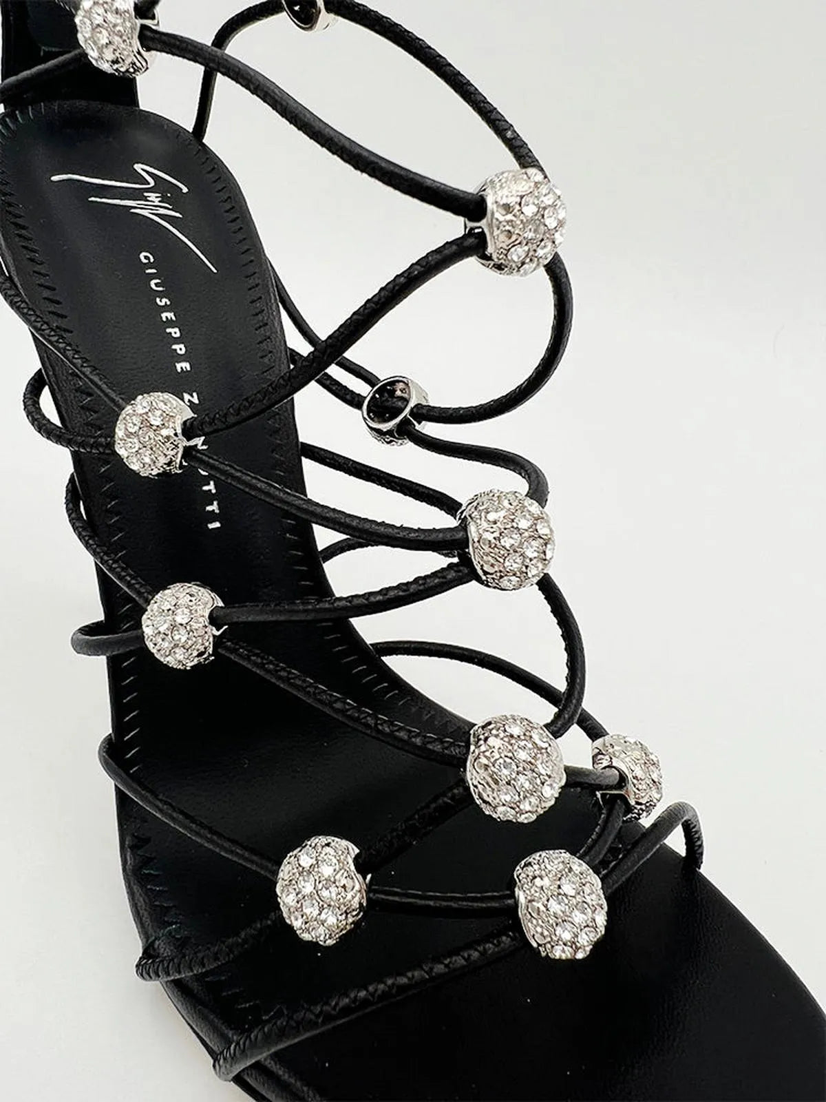 EMBELLISHED STRAPPY SANDAL-Sandals-GIUSEPPE ZANOTTI- Pointure.AE