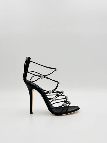EMBELLISHED STRAPPY SANDAL-Sandals-GIUSEPPE ZANOTTI- Pointure.AE