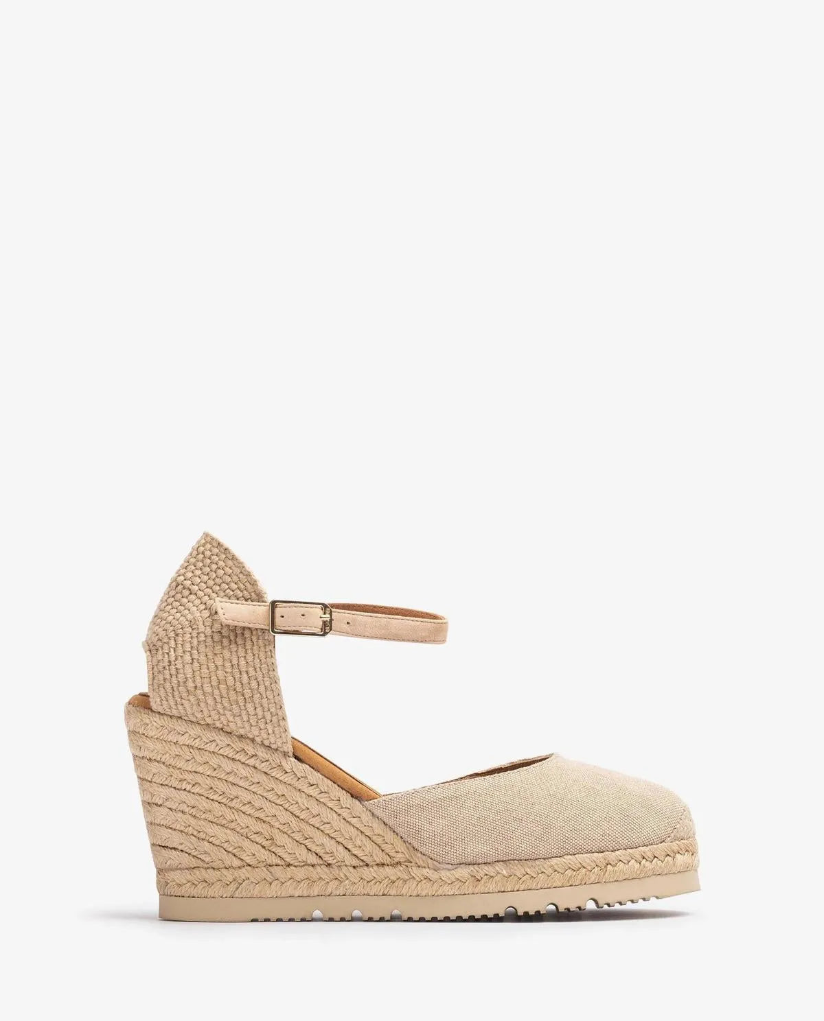 ESPADRILLE IN SUSTAINABLE LINEN-Espadrilles-UNISA- Pointure.AE