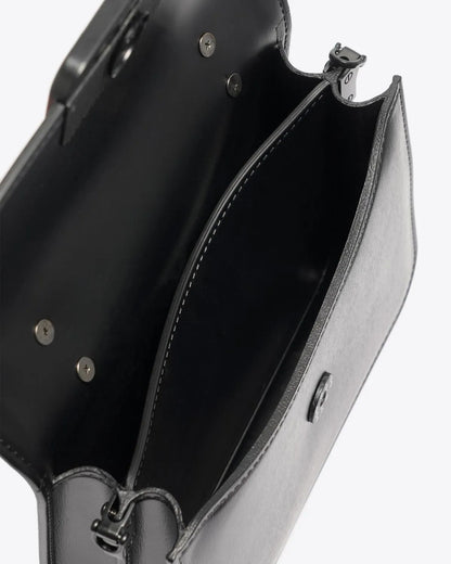 FLAT EAR IN ALL BLACK-Top Handle Bags-MARC ELLIS- Pointure.AE