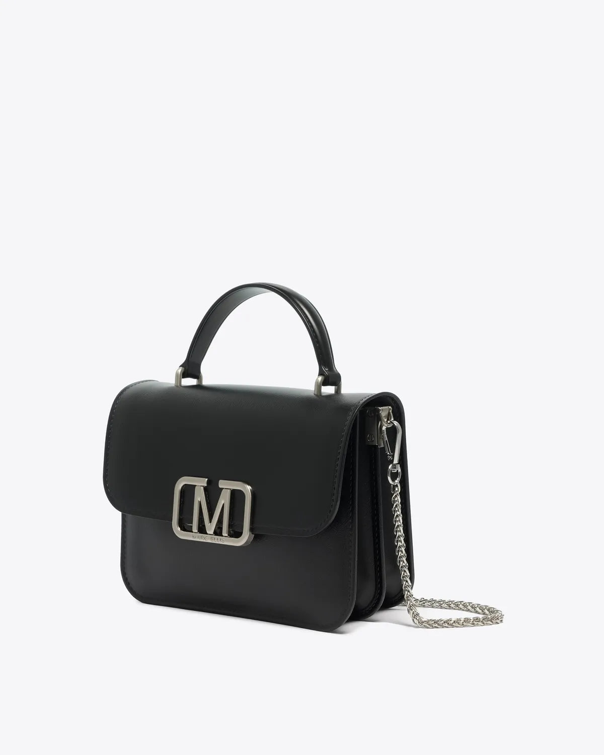 FLAT EAR IN BLACK-Top Handle Bags-MARC ELLIS- Pointure.AE
