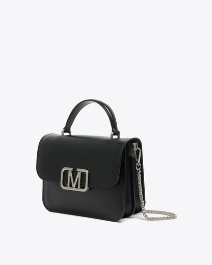 FLAT EAR IN BLACK-Top Handle Bags-MARC ELLIS- Pointure.AE