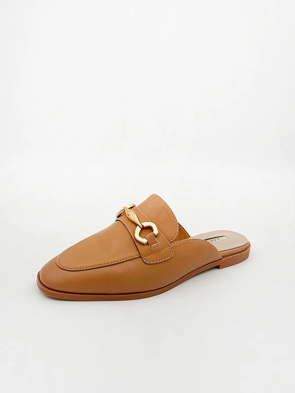 FLAT MULES IN HAVANE-Slippers-CORINA- Pointure.AE