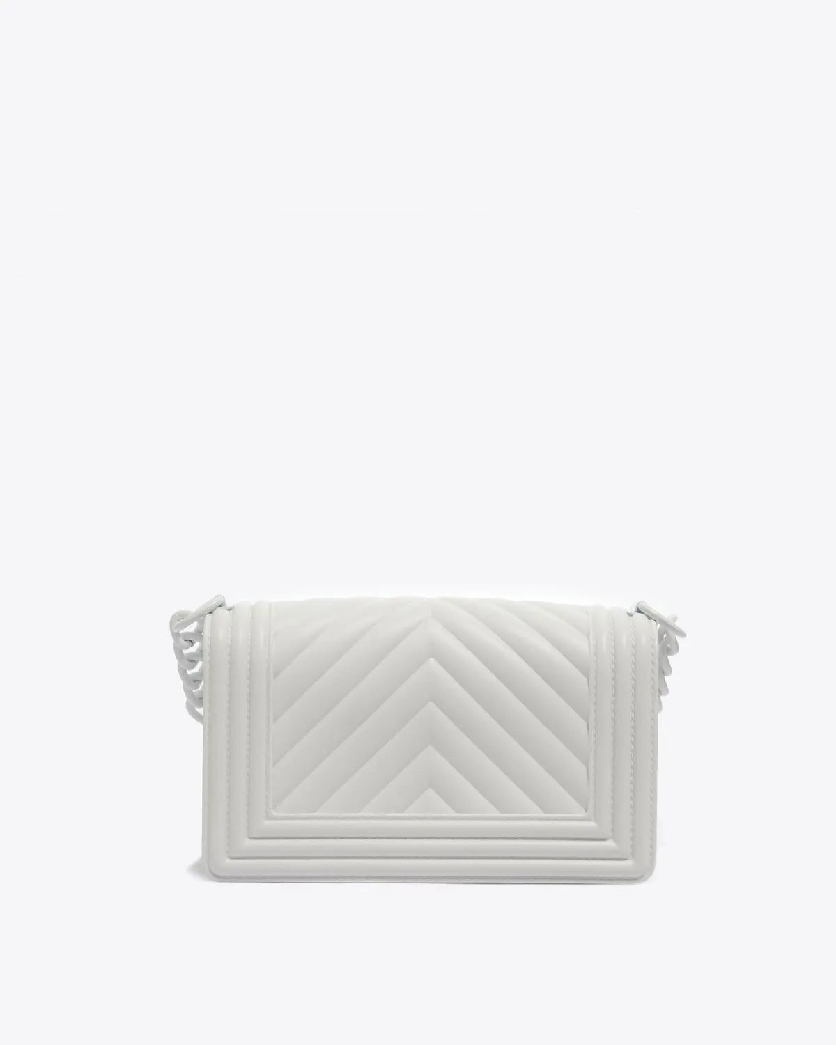 FLAT S IN WHITE-Cross-Body Bags-MARC ELLIS- Pointure.AE
