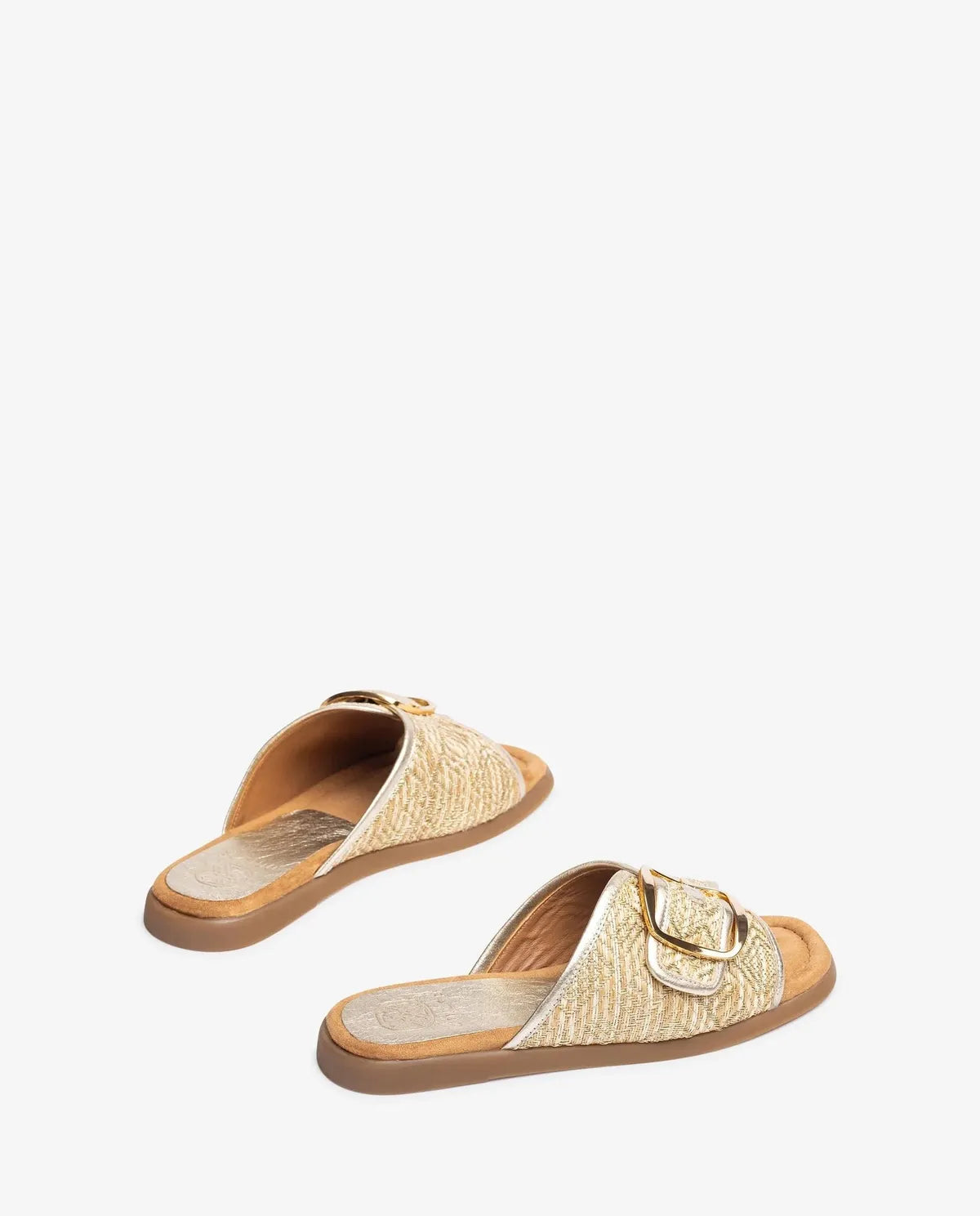 FLAT SANDAL WITH A BUCKLE-Slippers-UNISA- Pointure.AE