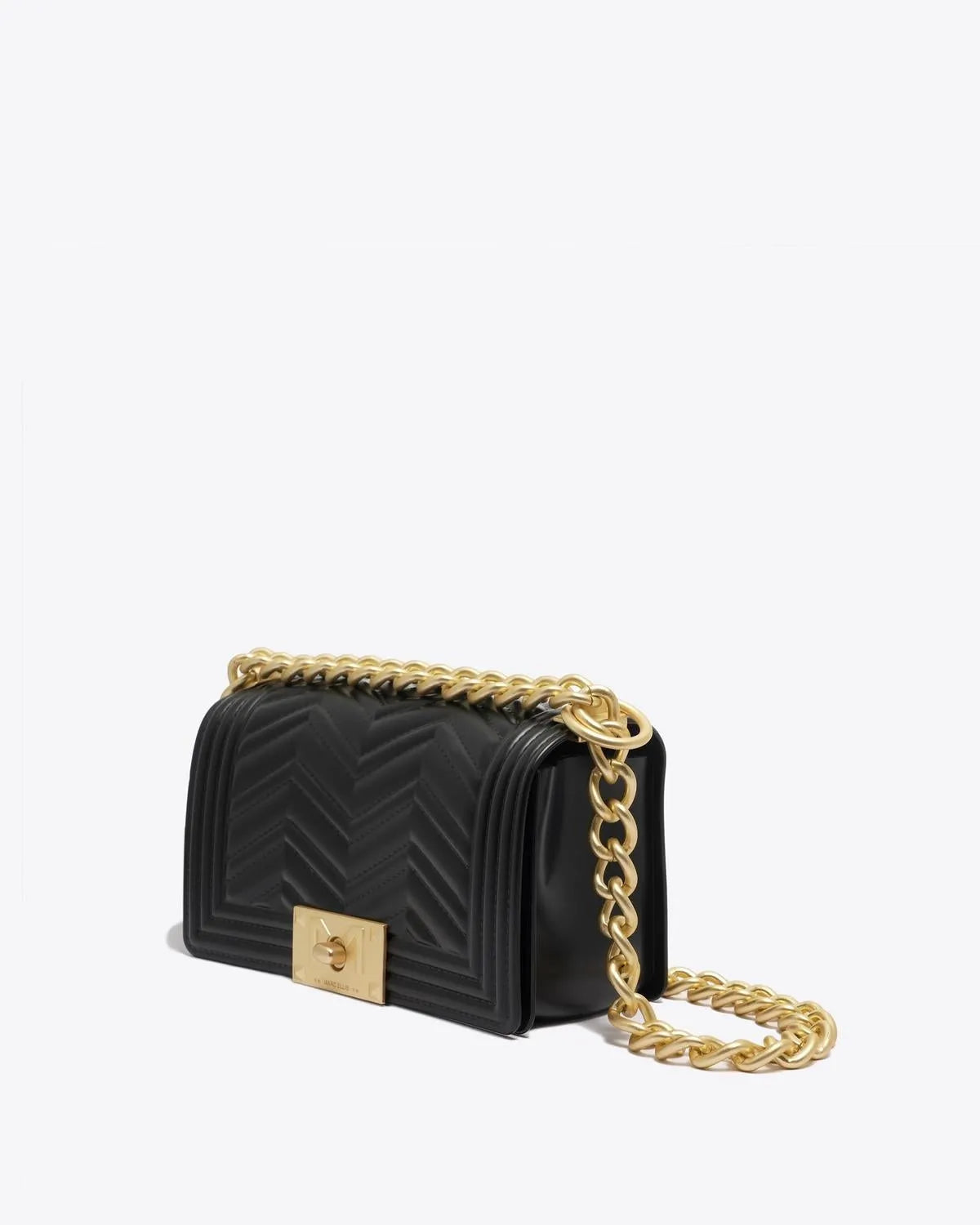 FLAT XS MANHATTAN IN BLACK-Cross-Body Bags-MARC ELLIS- Pointure.AE