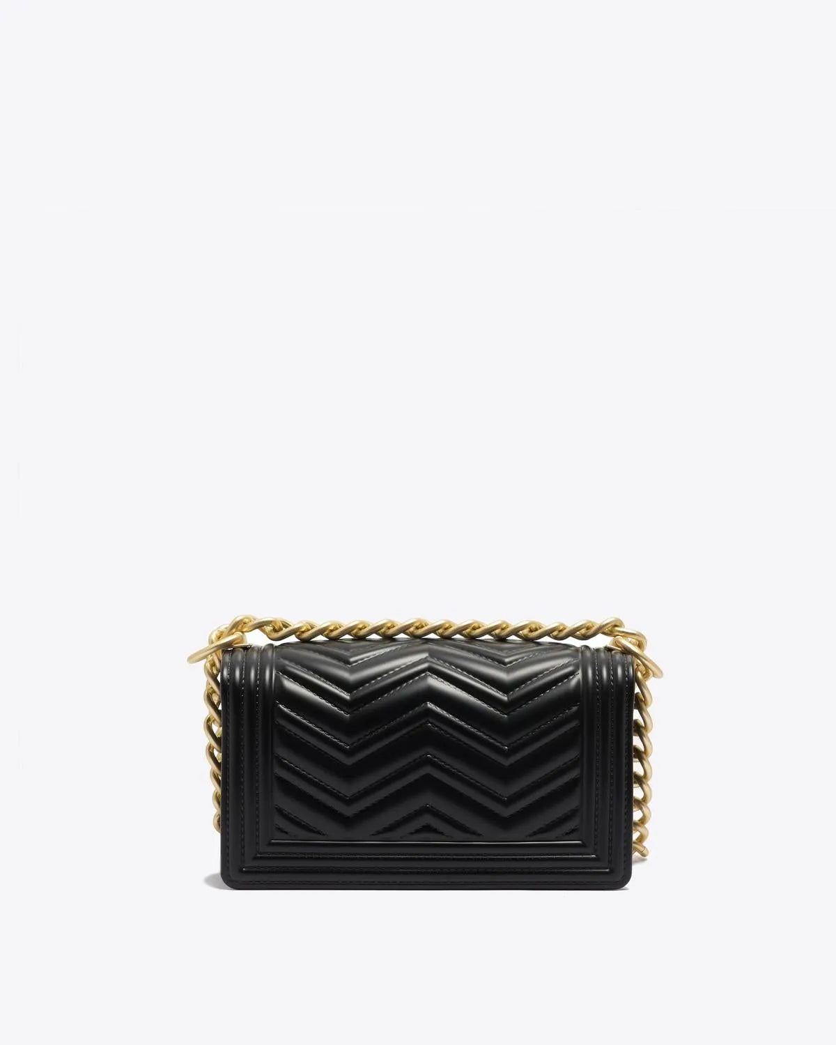 FLAT XS MANHATTAN IN BLACK-Cross-Body Bags-MARC ELLIS- Pointure.AE
