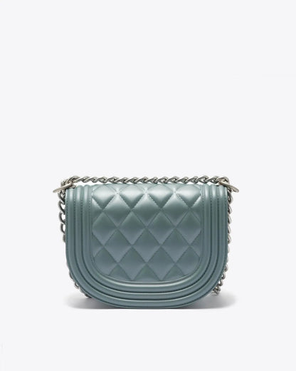 FLAT ZOE IN DARK BLUE-Cross-Body Bags-MARC ELLIS- Pointure.AE